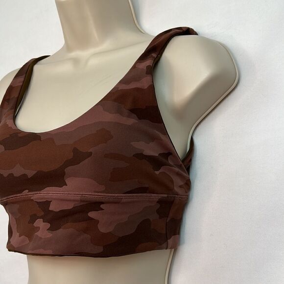 Lululemon Align brown reversible camouflage sport bra size 8. NWOT - Picture 8 of 16